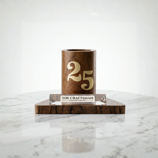 Wooden Desk Organizer With Penstand