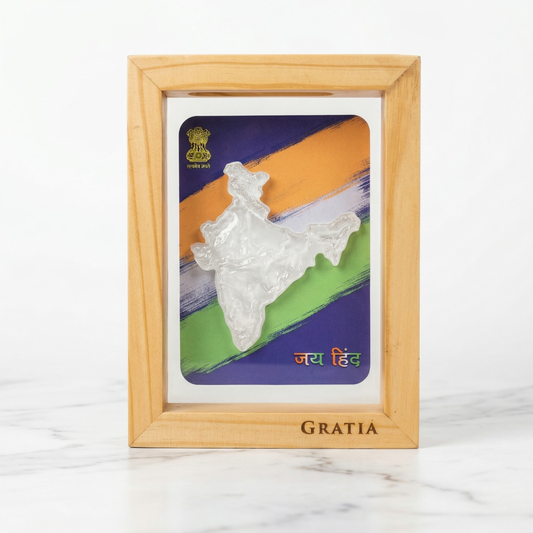 Love For Nation Pine Wood Frame