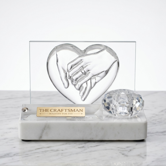 Promise Heart Crystal Marble Organizer