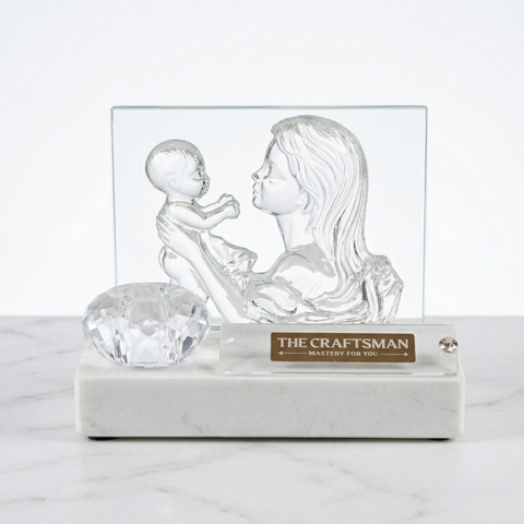 Mother & Child Crystal Marble Organizer