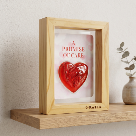 Promise Heart Pine Wood Frame