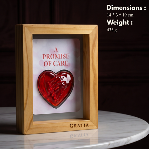 Promise Heart Pine Wood Frame