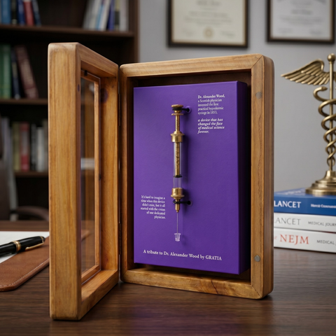 Replica Of First Practical Hypodermic Syringe