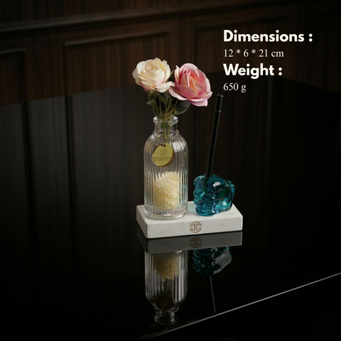 Marble Glass Bloom Organizer