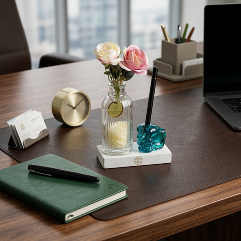 Marble Glass Bloom Organizer