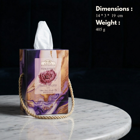 Fragrance Tissue Holder Cubical