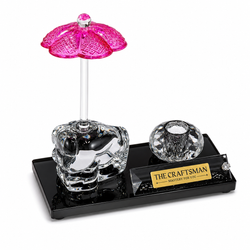 Crystal Umbrella Desk Decor