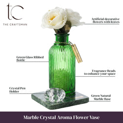 Marble Crystal Aroma Flower Vase