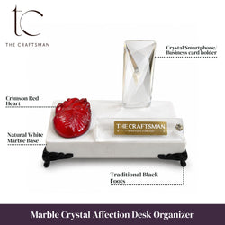 Marble Crystal Affection Desk Organizer