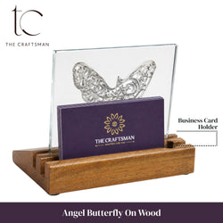 Angel Butterfly On Wood