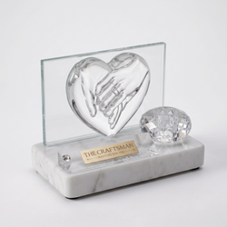 Promise Heart Crystal Marble Organizer