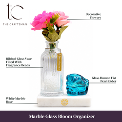 Marble Glass Bloom Organizer