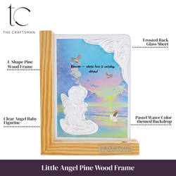 Little Angel Pine Wood Frame