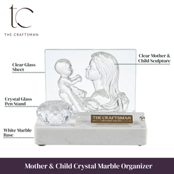 Mother & Child Crystal Marble Organizer