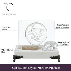 Sun & Moon Crystal Marble Organizer