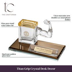 Titan Grip Crystal Desk Decor