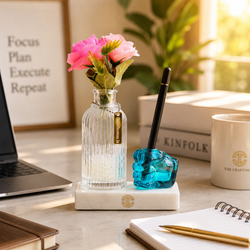 Marble Glass Bloom Organizer