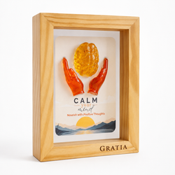 Peaceful Mind Pine Wood Frame