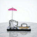 Crystal Umbrella Desk Decor