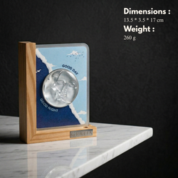 Sun & Moon Pine Wood Frame