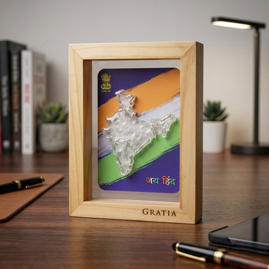 Love For Nation Pine Wood Frame