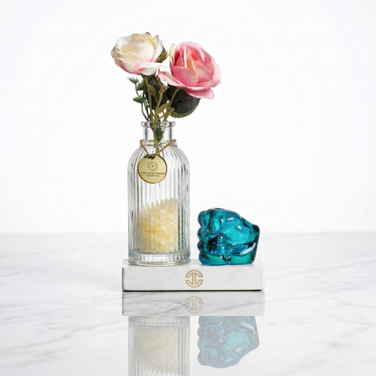 Marble Glass Bloom Organizer