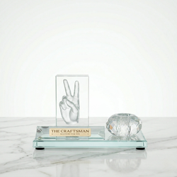 Crystal Victory Desk Decor