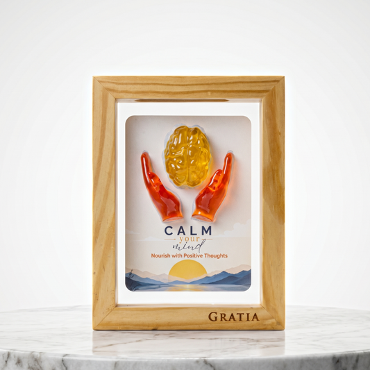 Peaceful Mind Pine Wood Frame