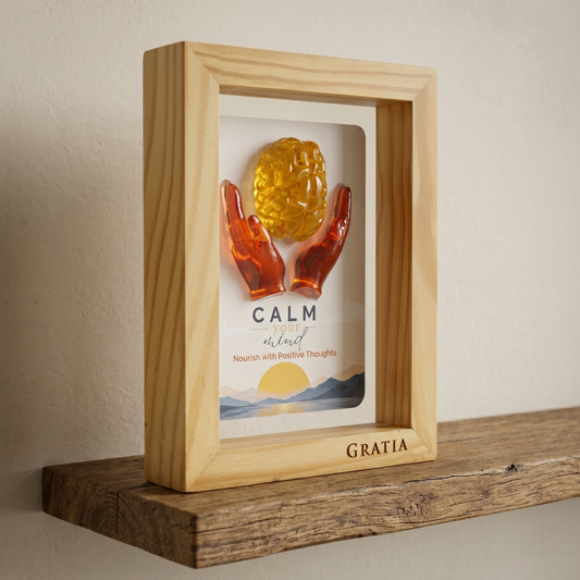 Peaceful Mind Pine Wood Frame
