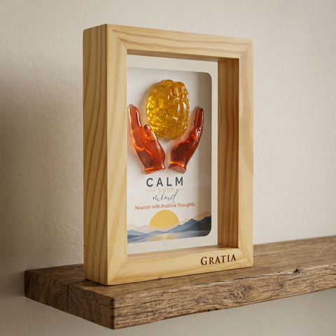 Peaceful Mind Pine Wood Frame