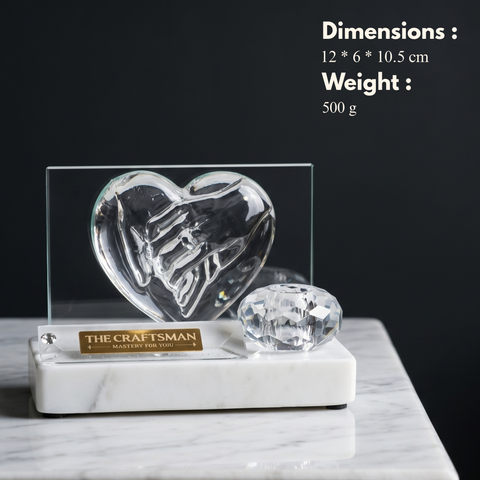 Promise Heart Crystal Marble Organizer