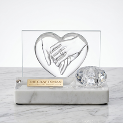 Promise Heart Crystal Marble Organizer