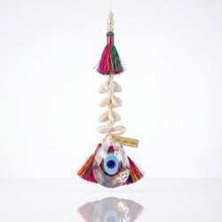 Crystal evil eye hanging decor piece for home and office by The Craftsman